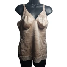 Ruby Ribbon Original Cami Camisole Women's Beige Shaping Top Size 40