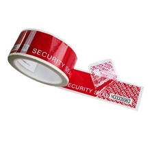 Tamperstop Tamperseals Group - 1 Roll Precut Serial Numbered Red Tamper Evident