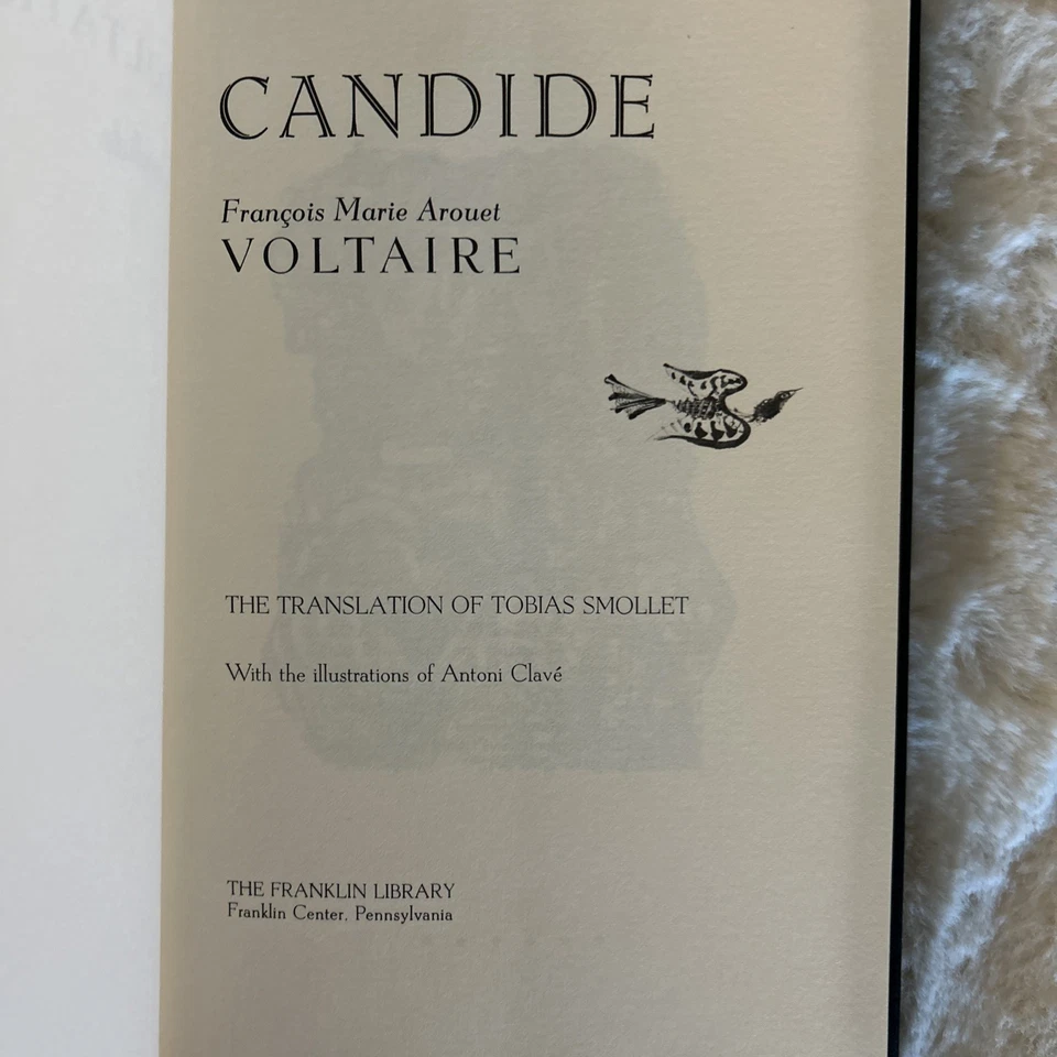 FRANKLIN LIBRARY Candide, Voltaire 1979 Illustrated GOOD CONDITION - Image 2 of 4