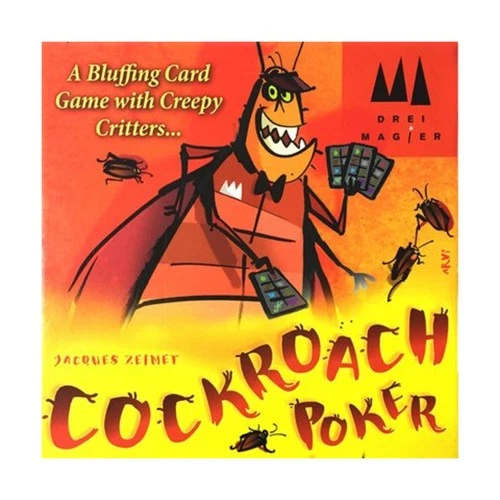 Drei Magier Card Game Cockroach Poker (English Ed) Box EX