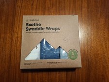 KeaBabies Soothe Swaddle Wraps, Organic cotton 3 Pack, Fits 7-15 lbs, 0-3 Months