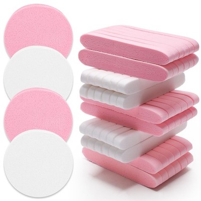 120 Pcs Facial Sponge Compressed, Luxiv Face Cleansing Sponge Estheticians Co...