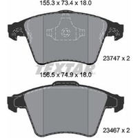 Textar 2374702 Bremsbelagsatz FüR VW Multivan Transporter California T5 7HM 7HN