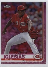 2019 Topps Chrome Pink Refractor Raisel Iglesias #192 hg6