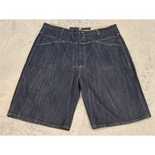 Marithe Francois Girbaud Mens Denim Shorts Indigo Baggy 90s Streetwear Size 42
