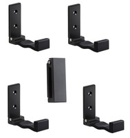5 X Klapphaken Wandhaken Garderobenhaken 90° Kleiderhaken Handtuchhaken Schwarz