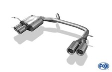 Fox Duplex Auspuff Sportauspuff Endschalld�mpfer f�r BMW E87 118d 120d 2x76