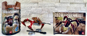 Bionicle Visorak Set of 6: 8742 - 8747 w/ Canisters & Manuals . Complete  .