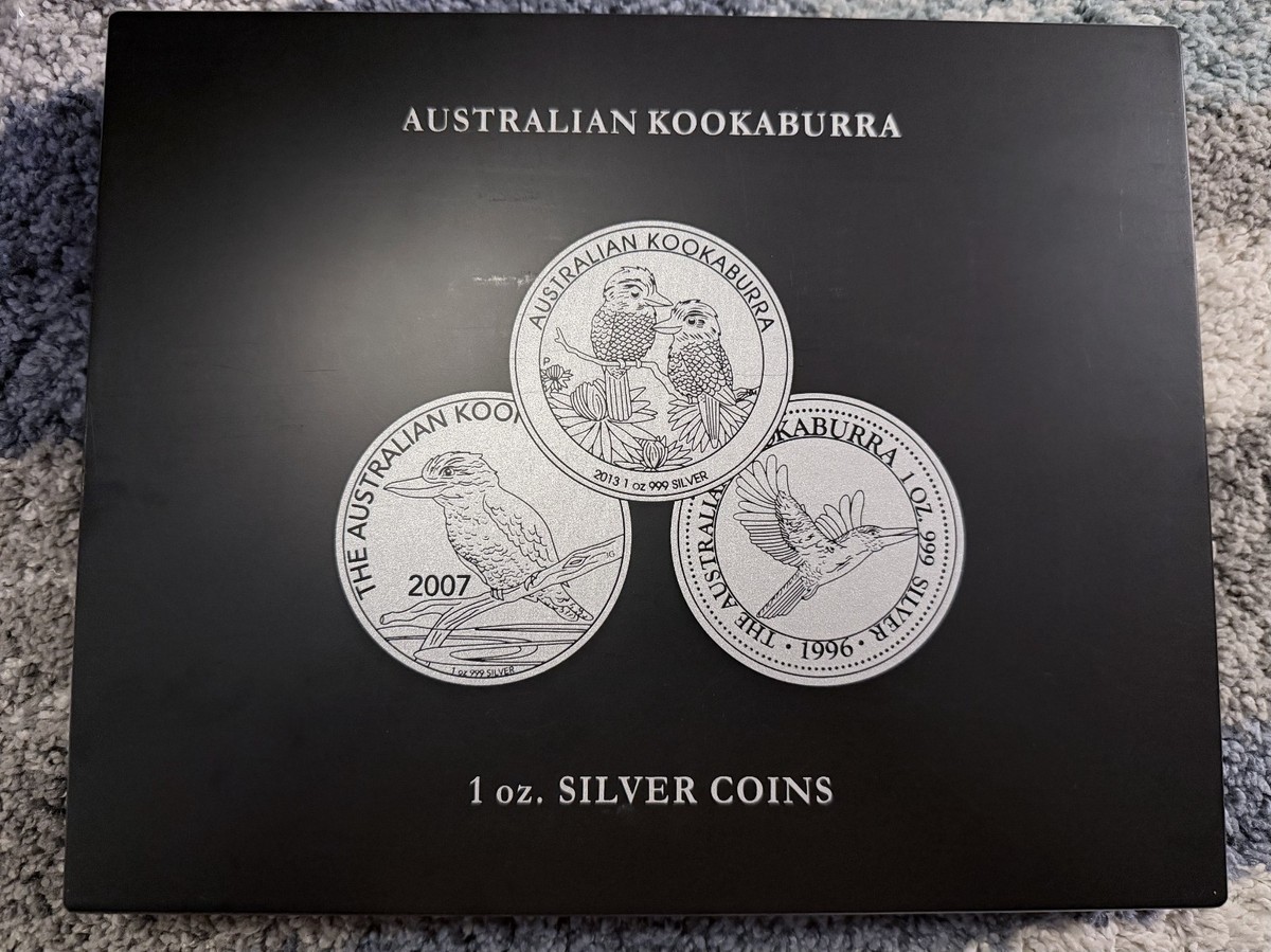 1990-2009 Australia Perth Mint 1 oz .999 Silver Kookaburra 20-Coin