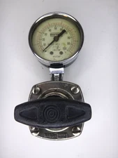 Binks 85-215 Stainless Steel Spray Gun Pressure Pot Pressure Regulator & Gauge