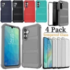 For Samsung Galaxy A16 5G Rugged Dual Layer Phone Case Cover / Screen Protector
