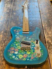 Fender Japan Telecaster 1969 RI fiore blu con tastiera in acero 2010 MIJ