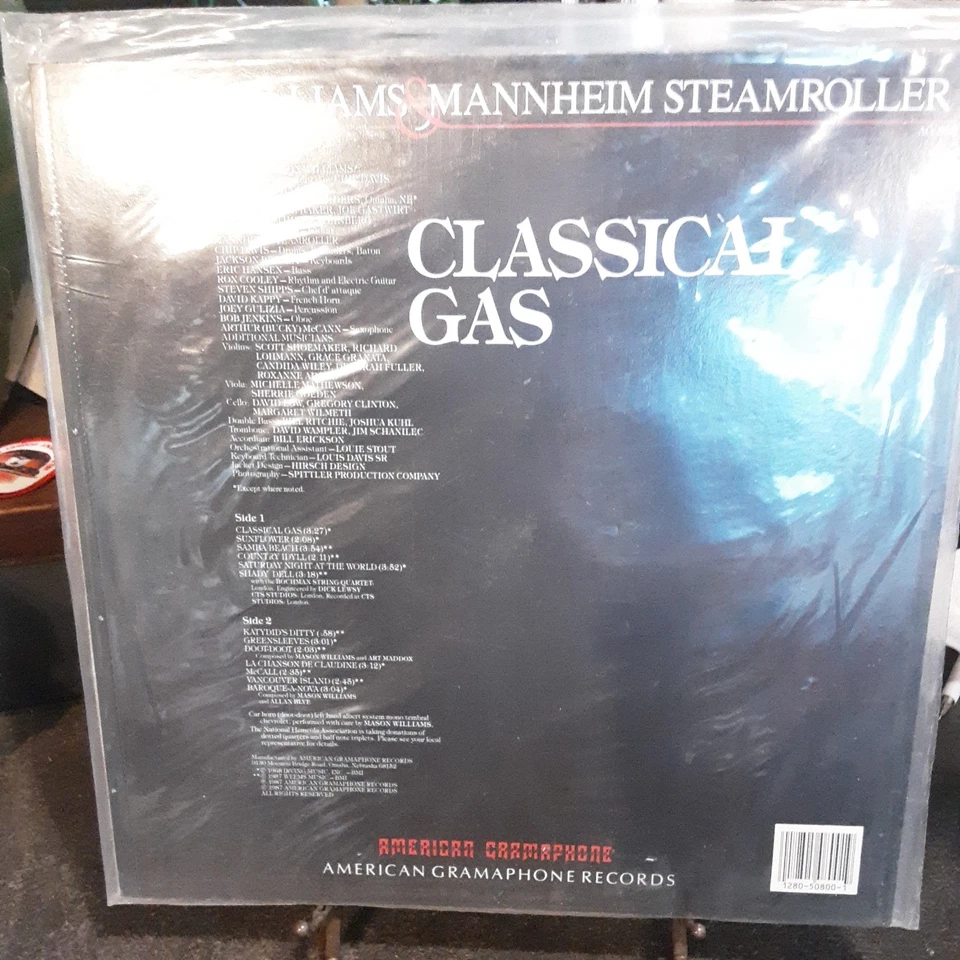 MASON WILLIAMS & MANNHEIM STEAMROLLER Classical Gas  Audiophile STILL SEALED! - Image 2 of 2