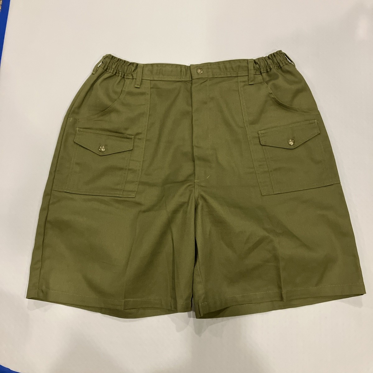 VTG Boy Scouts Of America Shorts Men 36 Olive Green Uniform