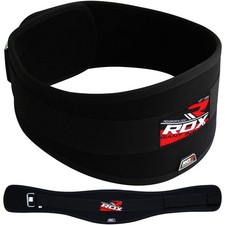 RDX Neoprene Weight Lifting Belt   Curved Back Support for Gym  Fitness