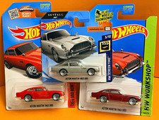 Hot Wheels 1963 Aston Martin DB5 James Bond 1:64 Silver & Burgundy