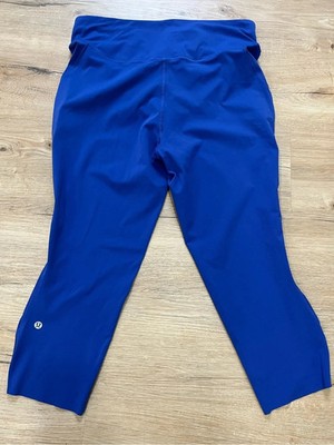 Lululemon Base Pace High-Rise Crop 21  Blue Leggings Size 14