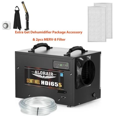 ALORAIR Sentinel HDi65S 120 Pints Dehumidifiers for Basement w/ Pump 5Y Warranty - Image 1 of 4