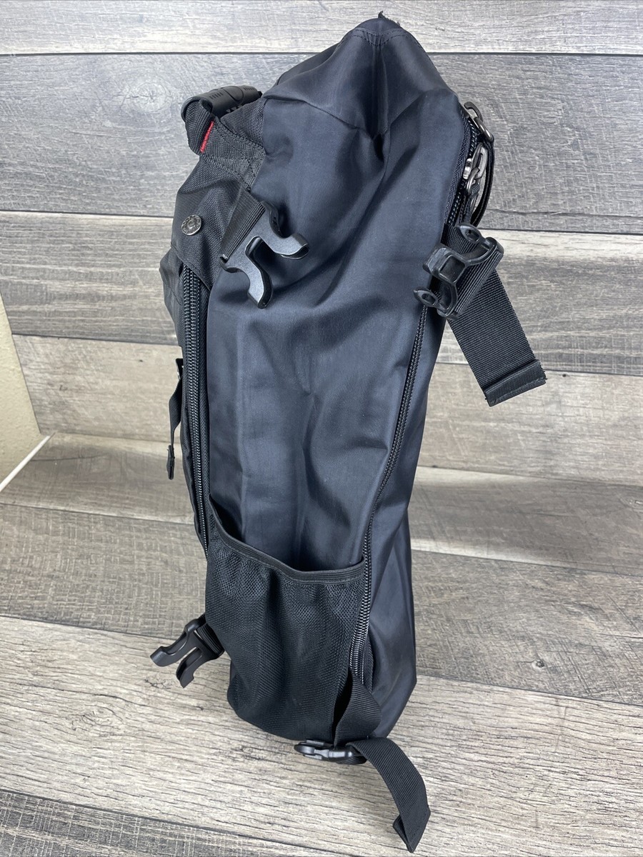 KAKA Convertible Travel Backpack Converts to Duffle Bag Black