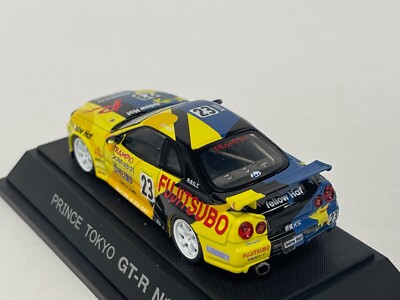 EBBRO 日産 SKYLINE GT-R（R34）Ｖ-spec Ⅱ 1/43 1/43 Ebbro Prince Tokyo Nissan GT-R R34 N1 JGTC 1999 car #23
