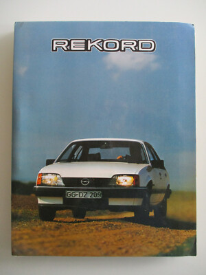 Opel Rekord Pressevorstellung Pressemappe Press Kit 1982 SEHR UMFANGREICH!!!