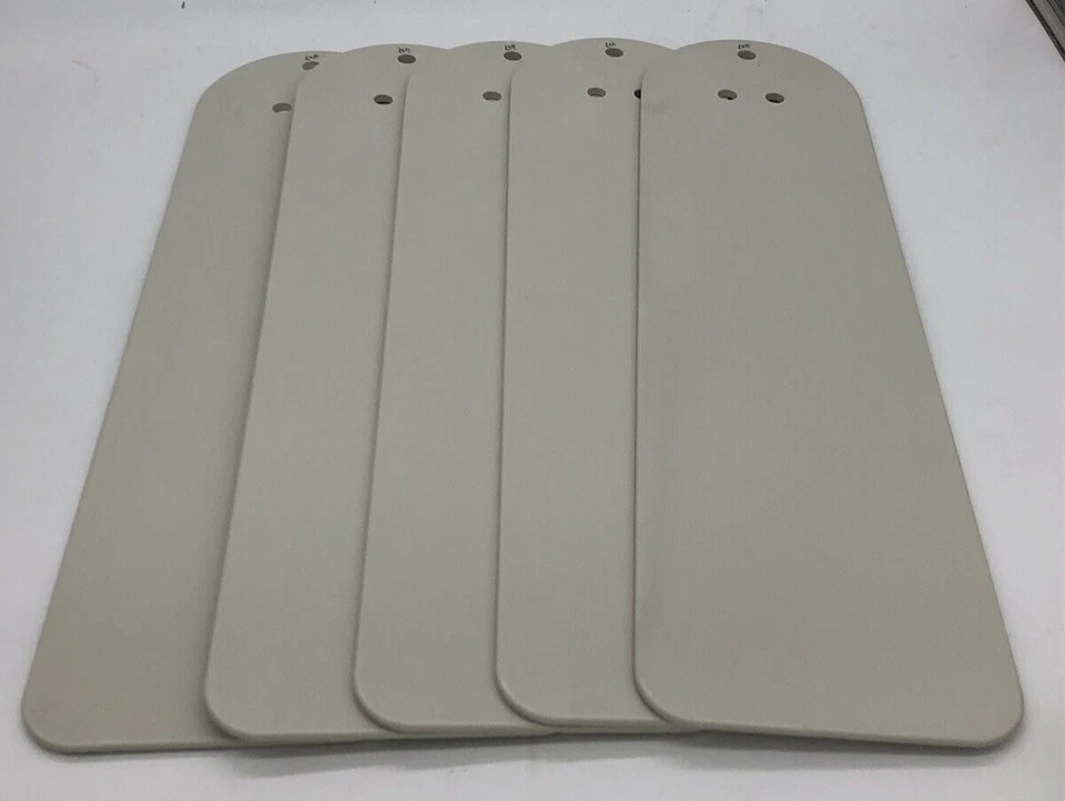 JUEGO DE 5 aspas de repuesto para ventilador Casablanca ABS Beadboard blanco Foto 3 de 4