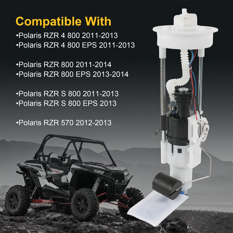 Fuel Pump Fits 2011 2012 2013 Polaris RZR S 800 EFI 47-1011 New - Изображение 3 из 4