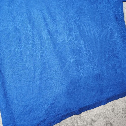Tommy Bahama Shirt Men 3XL Blue Tropic Isles Silk Camp Loop Collar Jacquard - Picture 14 of 16