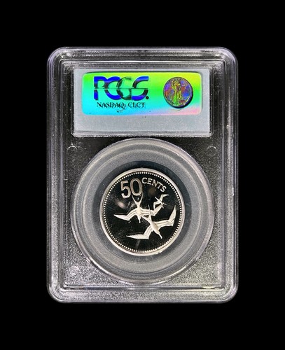 BELIZE. 1979, 50 Cents - PCGS PR65 DCAM - Frigatebirds RARE - Picture 4 of 5