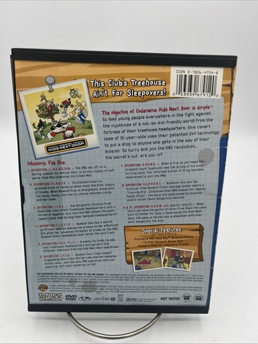 Codename Kids Next Door Sooper Hugest Missions File One DVD Cartoon Network Rare - Picture 2 of 4