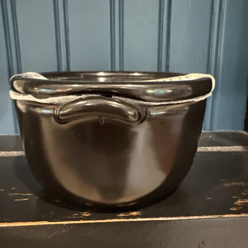 Mini plato para hornear Cocotte Espirit De Cuisine FRANCIA negro con tapa 8 OZ ¡NUEVO! - Imagen 5 de 5