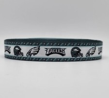 Eagles, Logo  Helmet, Grosgrain Ribbon 7/8" By the yard NEW