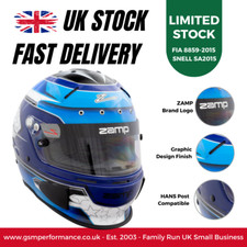 Zamp Helmet RZ70E FIA Snell Approved Hans Compatible Racing karting Track Helmet