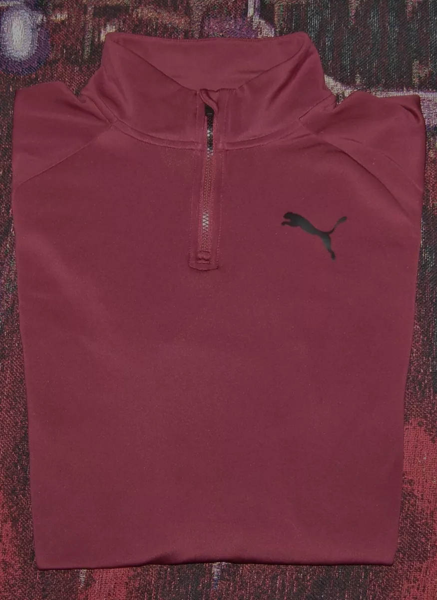Burgundy puma hotsell sweater
