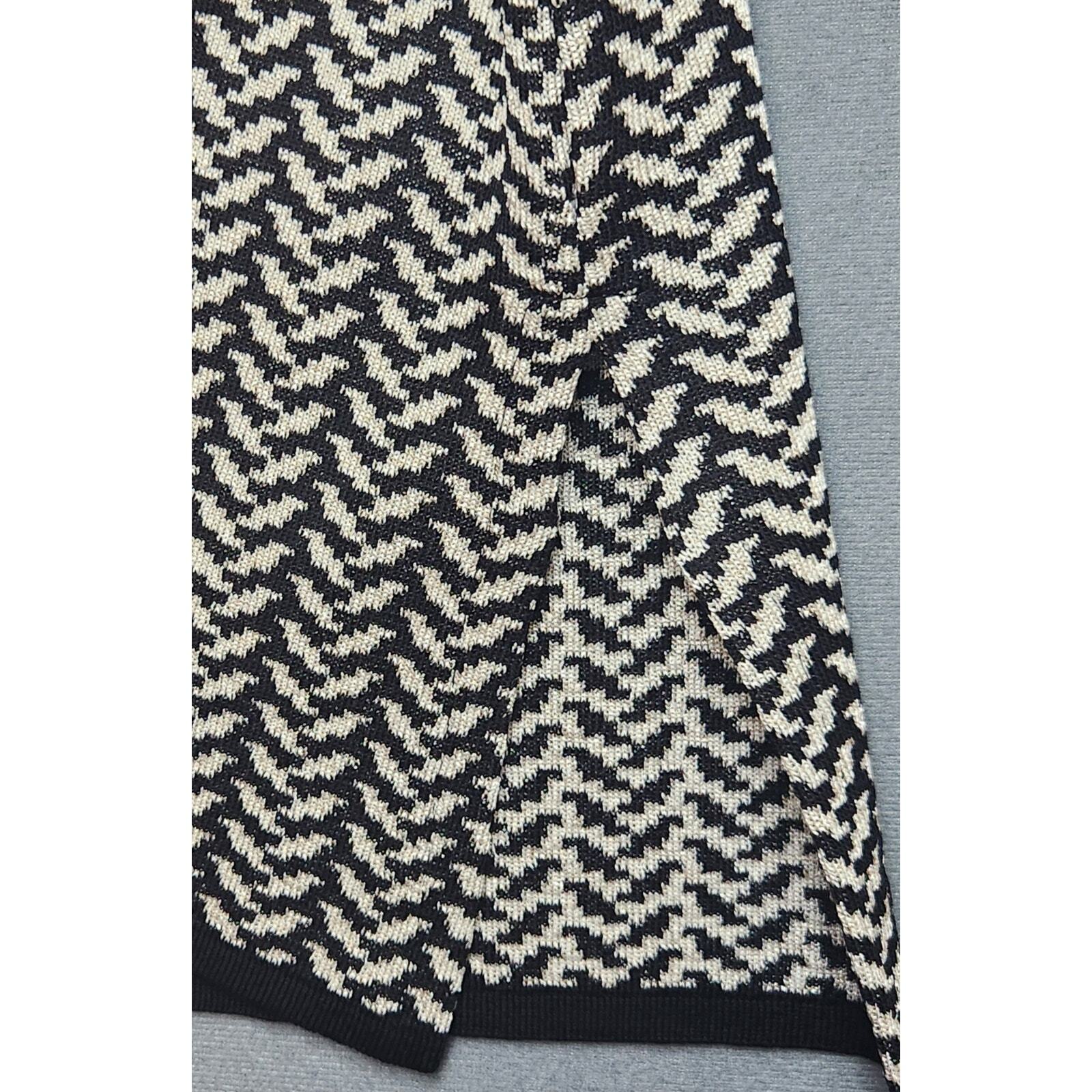 Exclusively Misook Size Small Zip Up Herringbone … - image 6