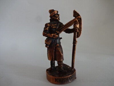 Metal figure / Cossack / Campain of Ermak / No.406 09 / copper / Nikita