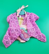My Life As Purple  Pink Fringe Swimsuit  Cover Up for 18" Doll