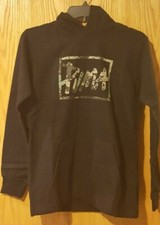 NWT Boys Puma Pullover Hoodie Camo Logo sz Large Black - 551