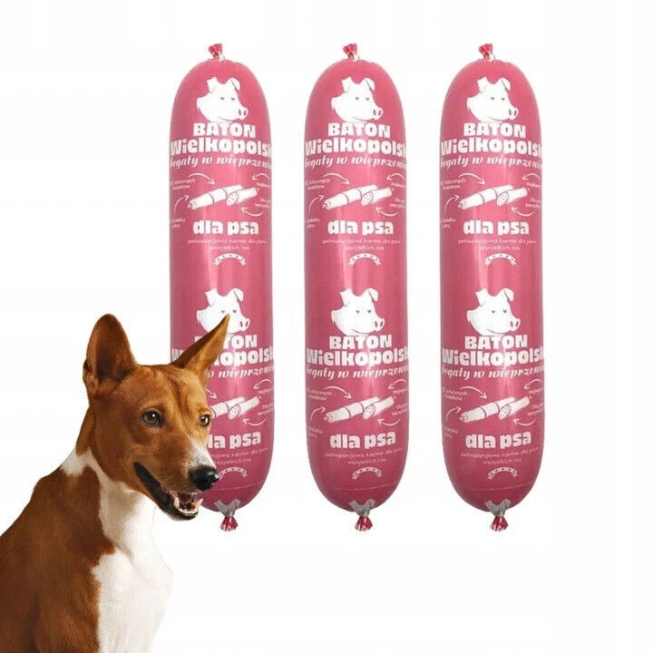 20x 900g Hundefutter Riegel Nassfutter Premium getreidefrei Hundewurst Premium - Bild 3 von 4