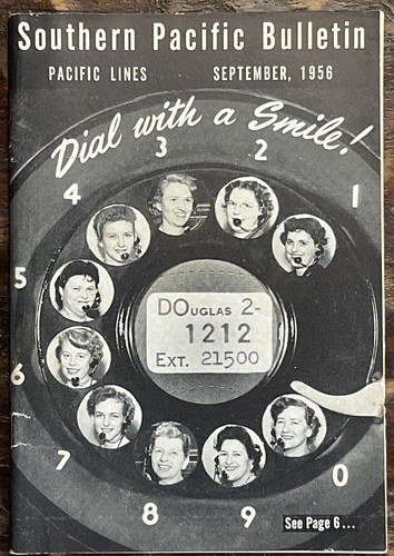 Boletín del Pacífico Sur de la década de 1950 - Revista para empleados de Pacific Lines - Paseos en pasajeros - Imagen 2 de 19