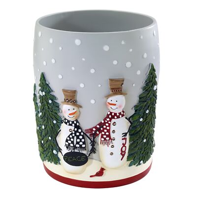 Waste Basket Decorative Trashcan Guest Bathroom Essentials Holiday Home Decor c