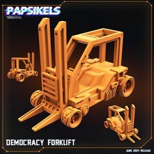Democracy Forklift | Hell Jumpers  | 32mm scale | Papsikels