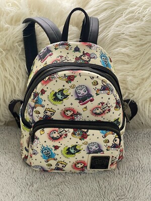 LOUNGEFLY POP DISNEY VILLAINS TATTOO MINI BACKPACK | eBay display picture 1