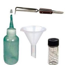 Gold Pan Panning Sniffer Snuffer Bottle, Glass Vial More