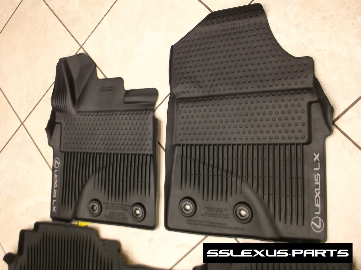 Lexus LX570 (20162018) Genuine OEM ALL WEATHER FLOOR "LINER" MATS 4pc