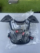 EVS Sports VEX Roost Guard Chest Protector Clear/Black Adult Large LG L For MX
