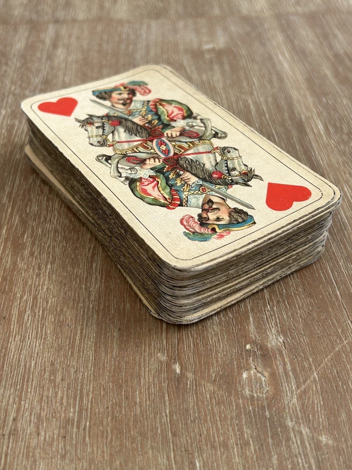 Tarjetas de Tarot Industrie Und Gluck COMPLETAS de principios de 1900 de Piatnik & Sohn Vienna Foto 2 de 4