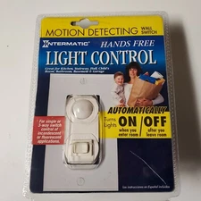 New Intermatic Motion Detector Sensor Hands Free Control Automatic Lights Switch