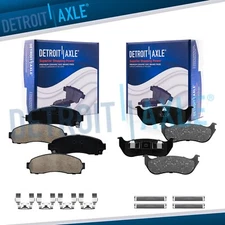 Front Rear Ceramic Brake Pads for 2002-2005 Ford Explorer Mercury Mountaineer
