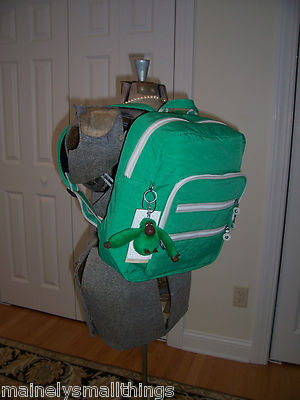 KIPLING KADEN Multi Zip nylon backpack in Island Green Spectator color NWT Kipling KADEN Large Backpack Island Green Spectator  main image 3